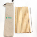 Eco Hot Sale Bamboo Straw For Drinking Hot Or Cold Juice Home Party Use